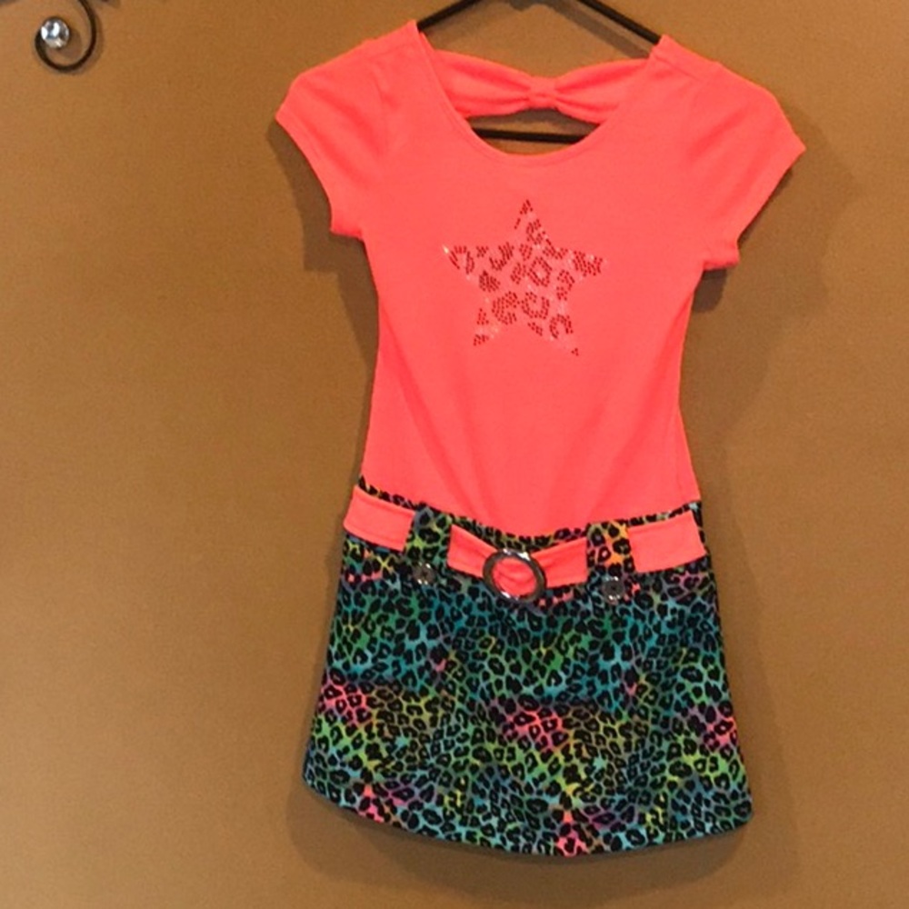 Peach color leporade dress like new